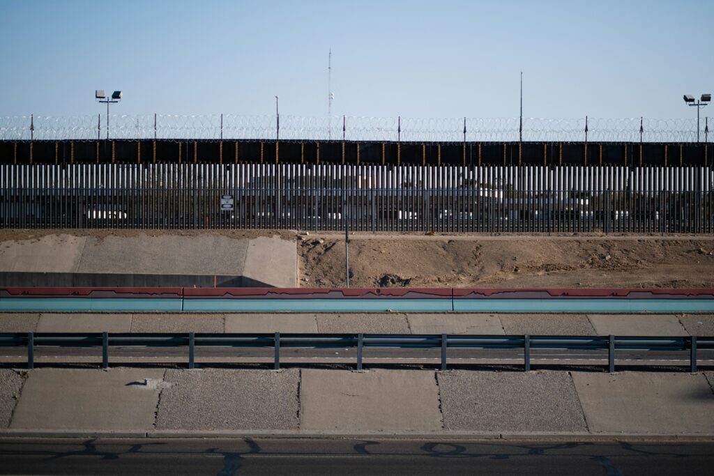 Photograph of U.S.-Mexico border