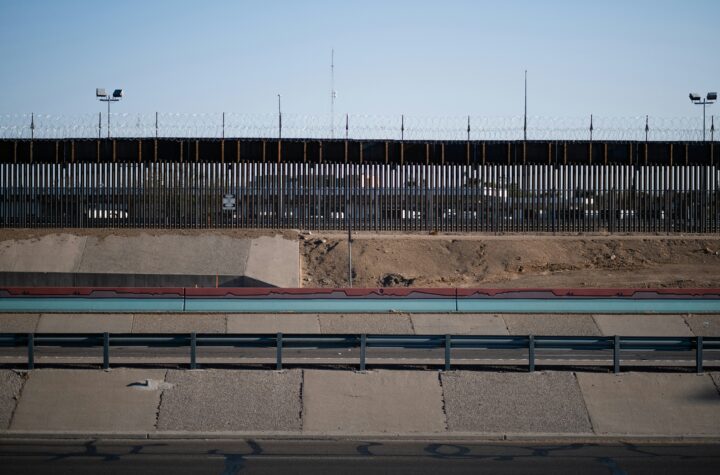 Photograph of U.S.-Mexico border